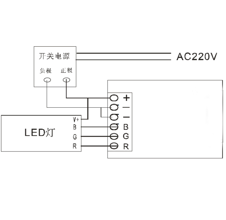 外控線(xiàn)條燈接線(xiàn)